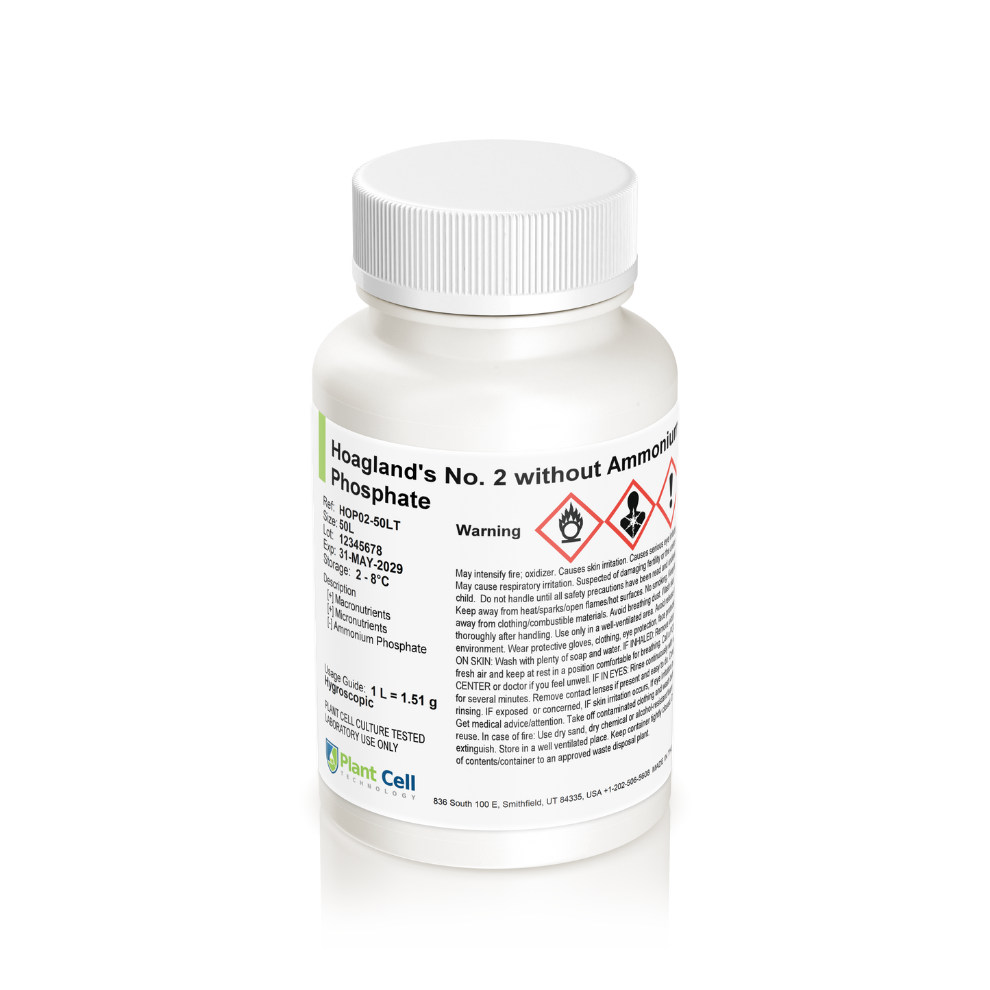 Hoagland's No. 2 Basal Salt Mixture - Modification 2