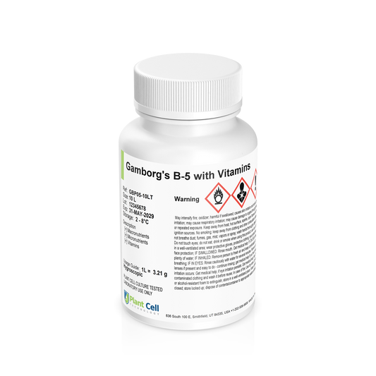 Gamborg’s B-5 Basal Salts - Modification 5