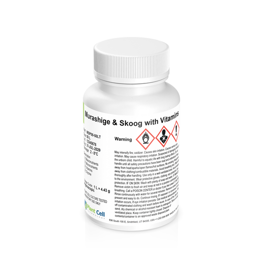 Murashige & Skoog (MSM) Basal Salts - Modification 9