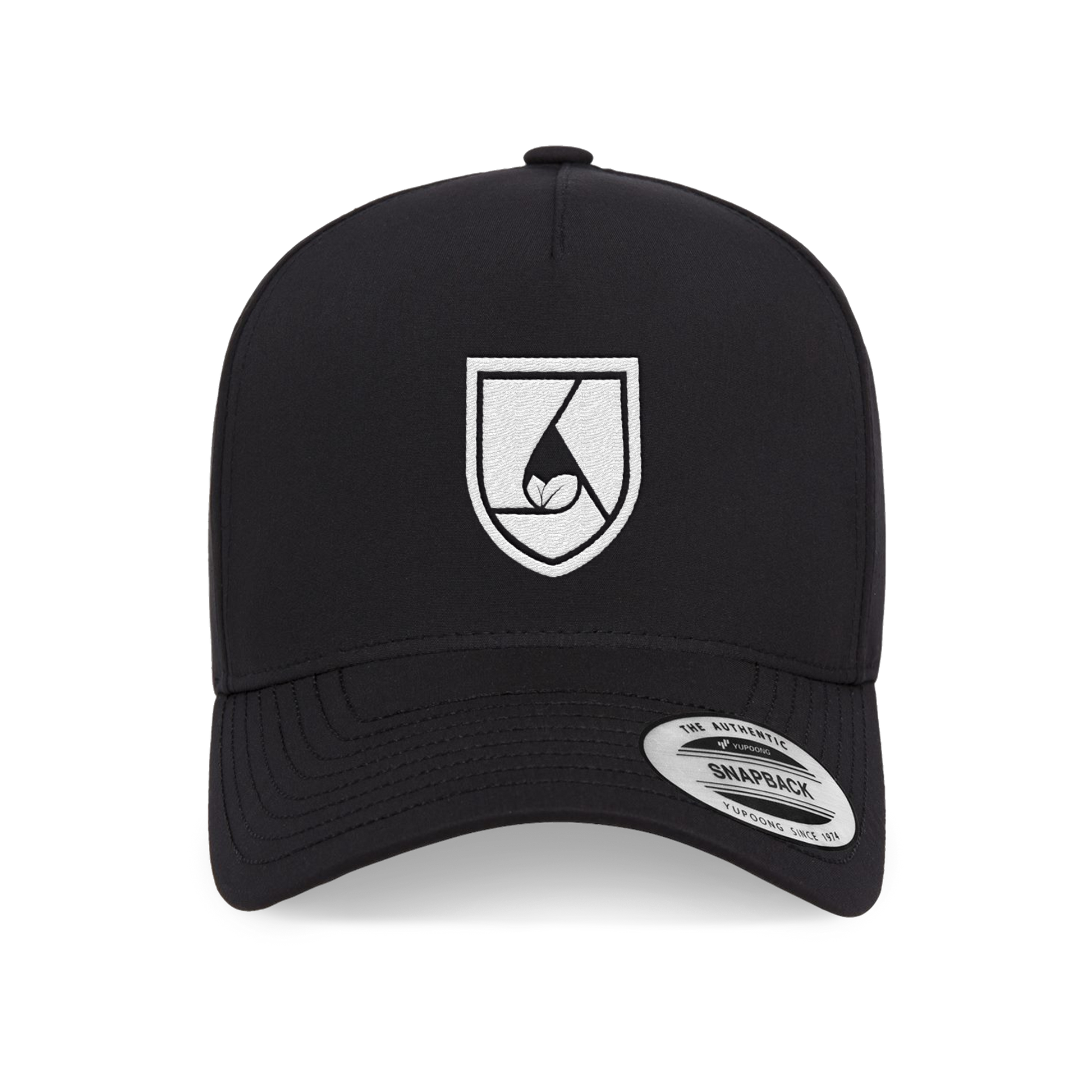 Black cap with a white embroidered Plant Cell Technology logo.