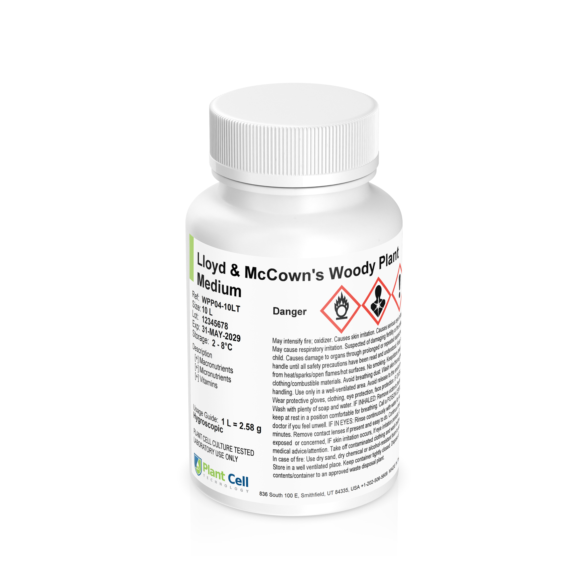 Lloyd & McCown's Woody Plant Basal Medium (WPM) - Modification 4