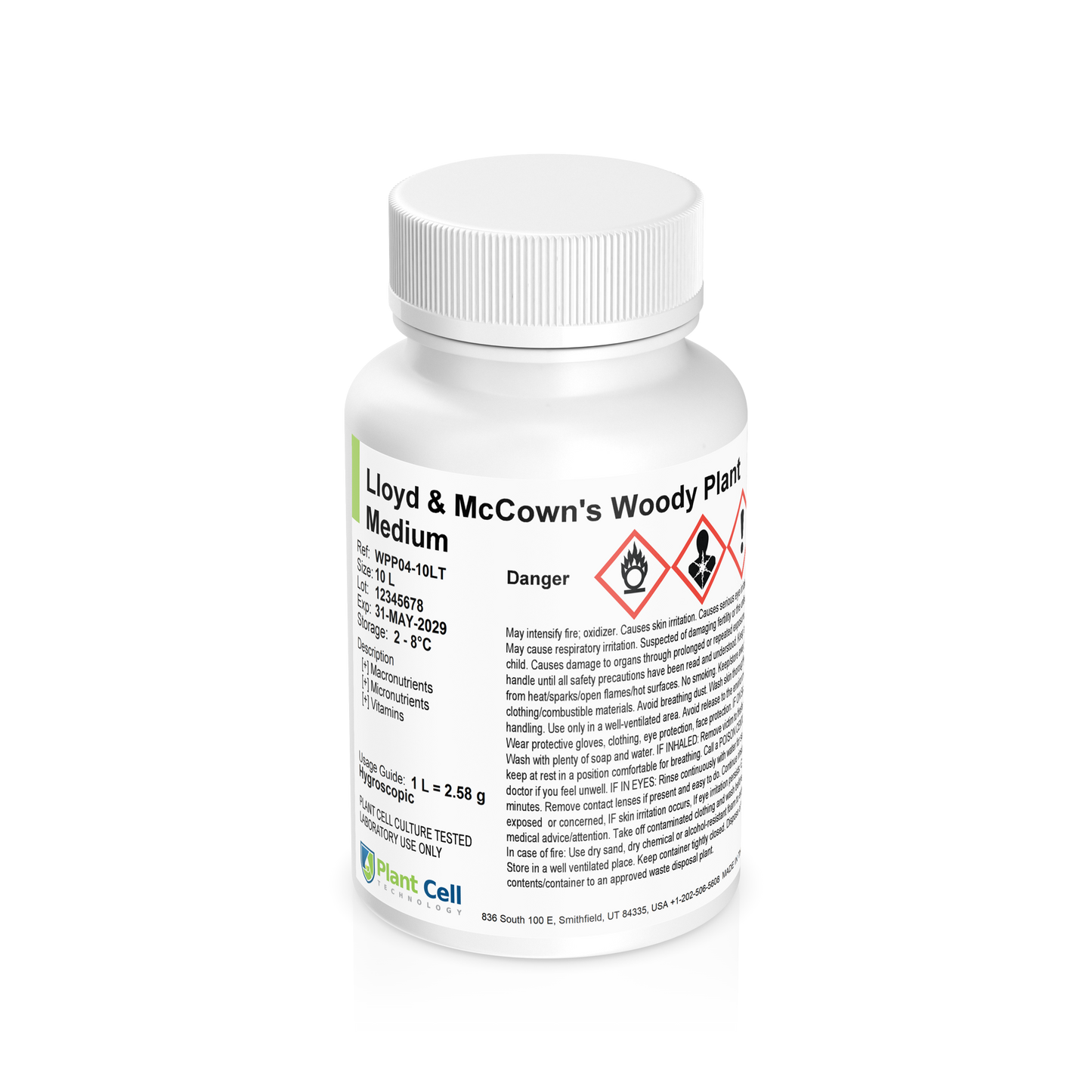 Lloyd & McCown's Woody Plant Basal Medium (WPM) - Modification 4