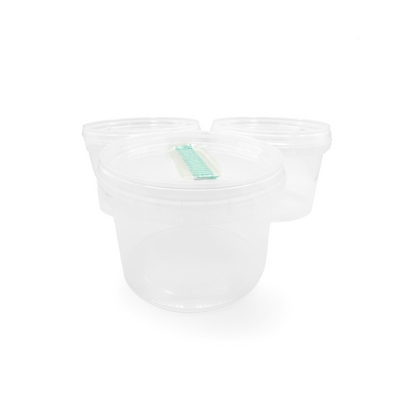 Round Snap-Lock Containers Vented