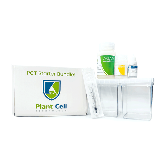 Plant Tissue Culture Starter Kit: Includes MS Media, Agar, PPM™, Culture Vessels, and Syringe for Easy Tissue Culture Setup.